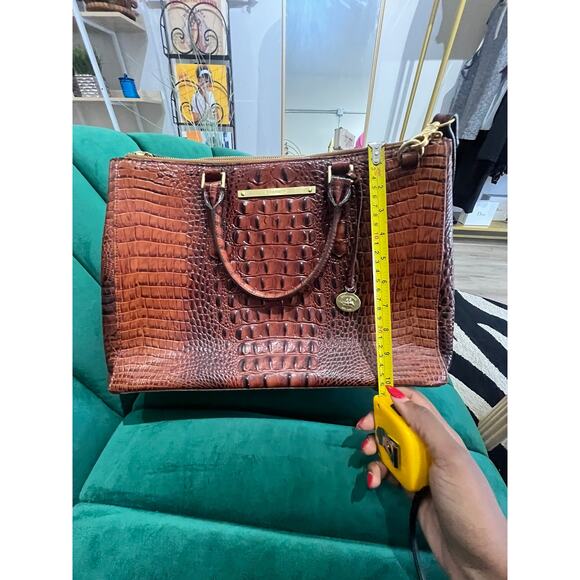 Brahmin Croc Embossed Large Bag - Picture 4 of 15